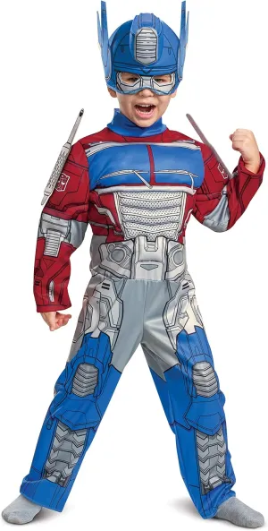 Toddlers Muscle Transformer Costumes for Boys, Padded Character Jumpsuit