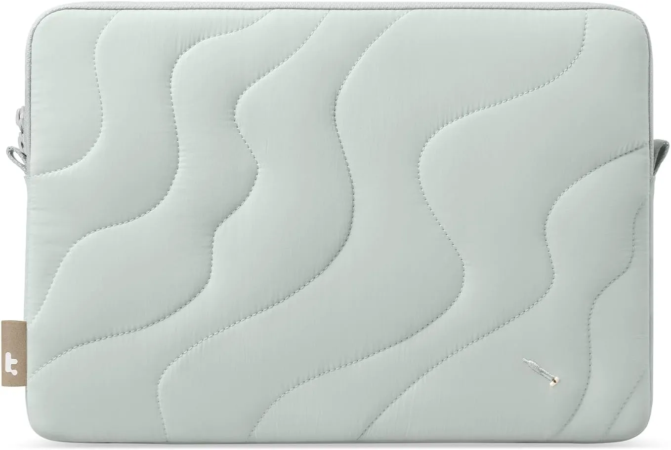 tomtoc 360 Protective Puffy Laptop Sleeve for 13-inch MacBook Air M4(2025)/M3/M2/M1 A3240 A3113, MacBook Pro M2/M1, iPad Air (M3/M2)/Pro M4, Quilted Soft Puffer Bag for 13-inch Surface Pro Copilot PC