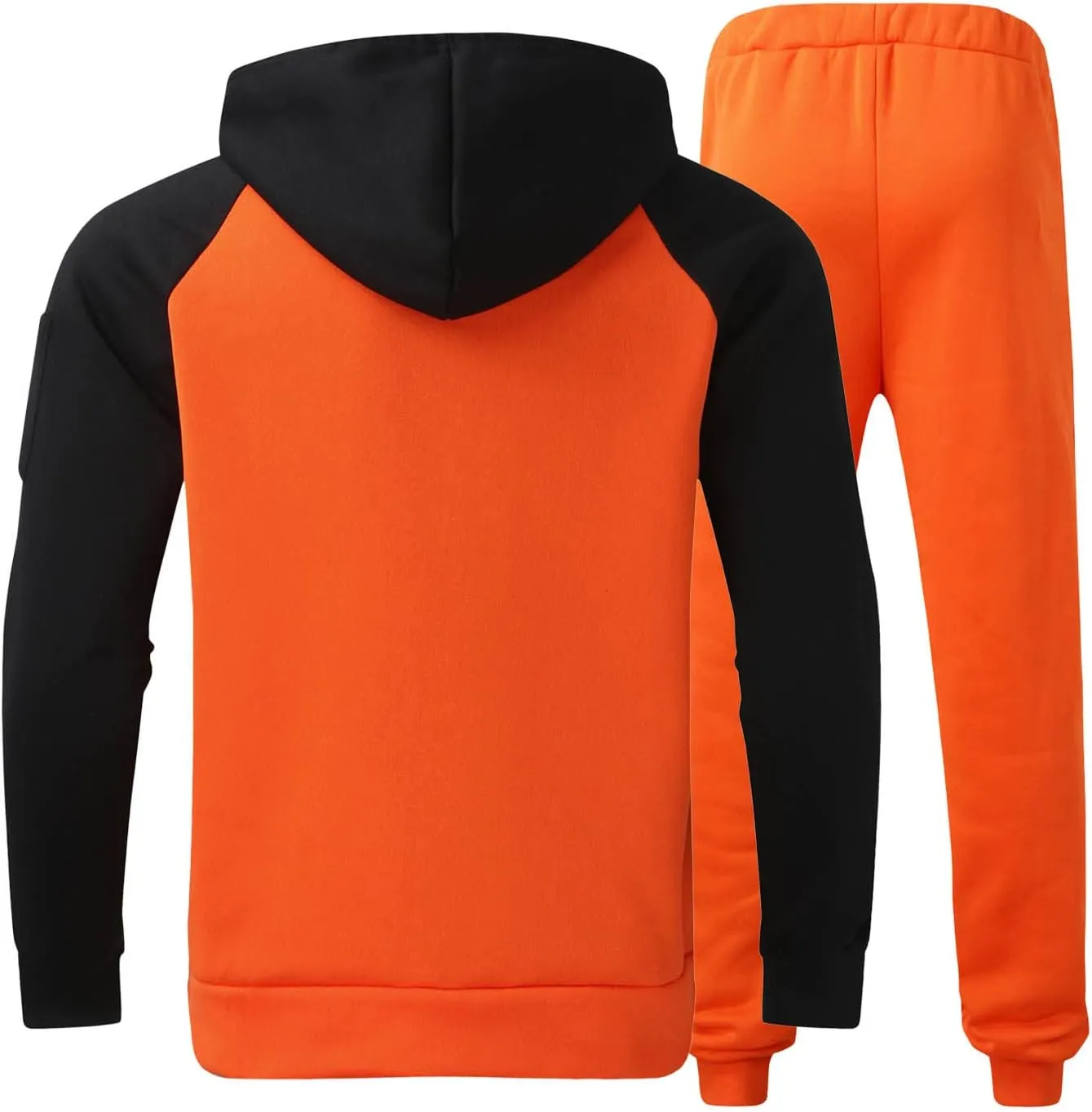 Tracksuit 2 Piece Hooded Athletic Sweatsuits Weight Loss Running Jogging Sport Suit Sets Conjunto Deportivo Para Hombre
