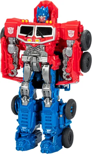 Transformers Bumblebee Cyberverse Adventures Dinobots Unite Smash Changer Optimus Prime Action Figure, Toys for 6 Year Old Boys and Girls and Up, 9-Inch