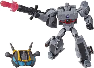 Transformers Toys Cyberverse Deluxe Class Megatron Action Figure, Fusion Mega Shot Attack Move and Build-A-Figure Piece, for Kids Ages 6 and Up, 5-inch