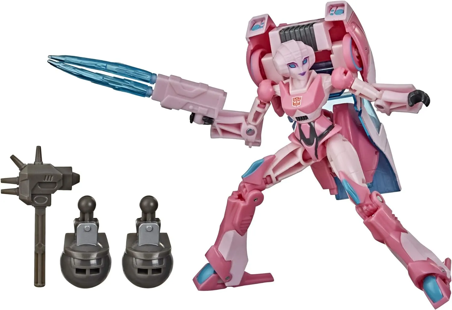 Transformers Toys Generations War for Cybertron: Earthrise Deluxe WFC-E17 Arcee Action Figure - Kids Ages 8 and Up, 5.5-inch