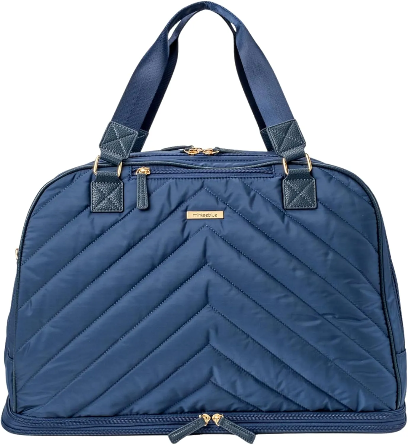 Travel Duffle Bag, Weekender Bag, Overnight Bag, Gym Bag with Expandable Bottom, Shoe Compartment, and Fits 13" Laptop (Royal Blue)