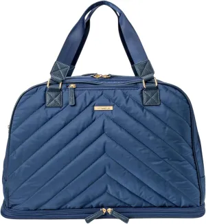 Travel Duffle Bag, Weekender Bag, Overnight Bag, Gym Bag with Expandable Bottom, Shoe Compartment, and Fits 13" Laptop (Royal Blue)