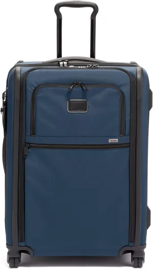 TUMI - Alpha Short Trip Expandable 4-Wheeled Packing Case - Professional Travel Luggage - TSA Lock Tracer Checked Bag - Navy