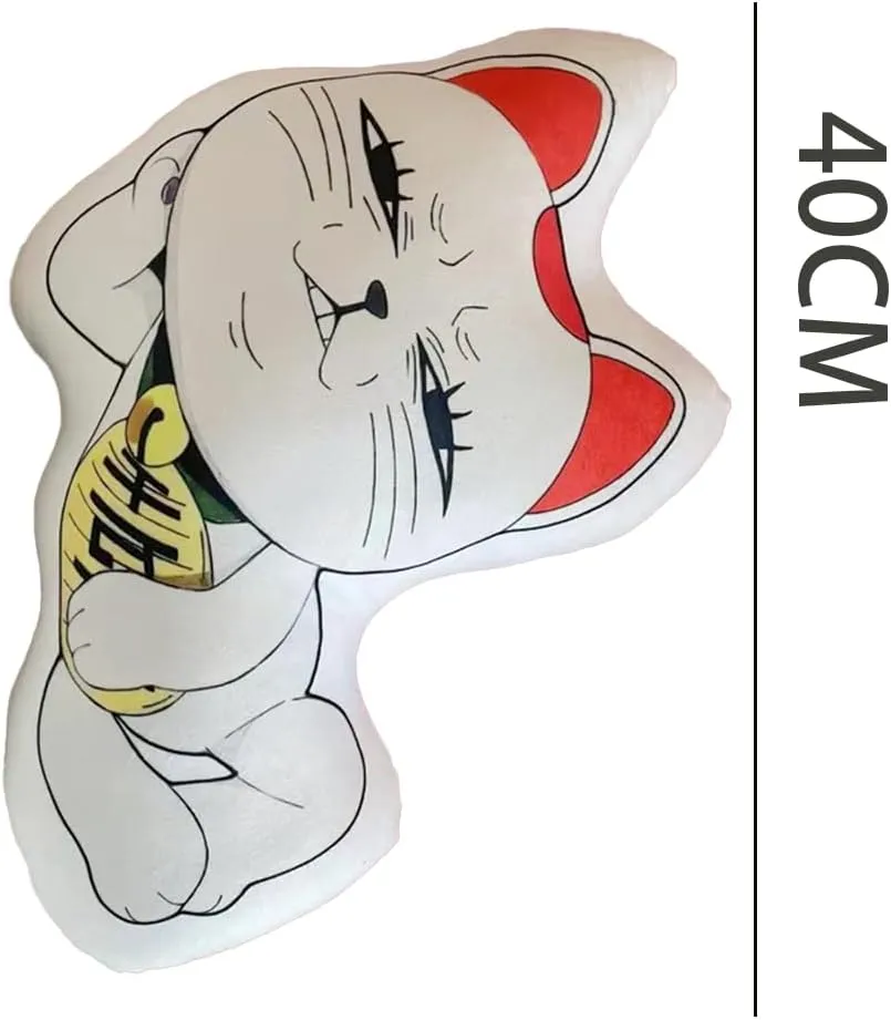 Turbo Granny Plush Pillow Anime Soft Figure Turbo Granny Stuffed Throw Pillow Animal Cat Cartoon Cushion Home Sofa Decoration Collectible Gifts, 40cm