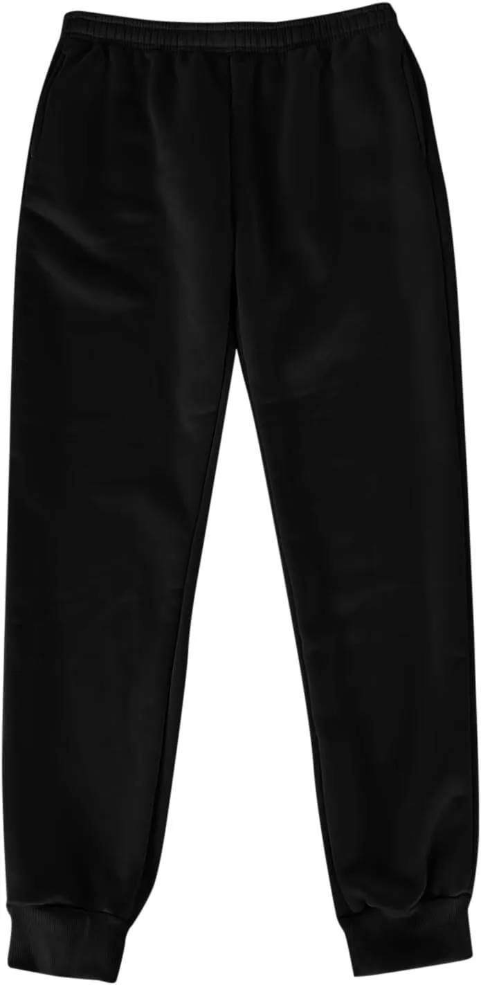 Two-Piece Sweatpants for Women Casual Baggy Stretch High Waisted Jogger Pants Fashionable Solid Straight Leg Pants