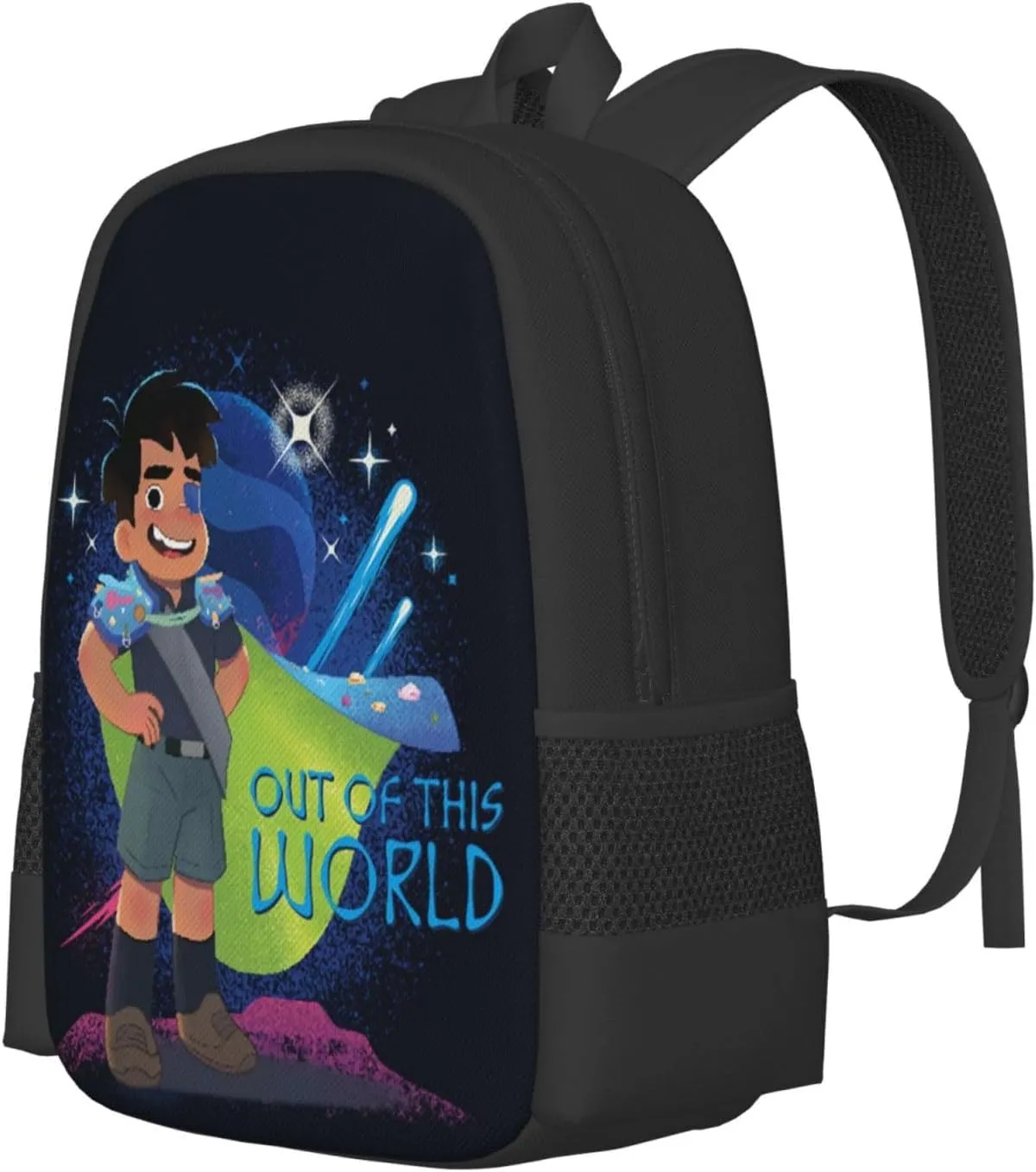 Unisex Novel OUT Elio OF THIS WORLD Backpacks Casual Lightweight Laptop backpack Fashion Primary Daypacks Bookbag For Daily travel, work, outings, Hiking