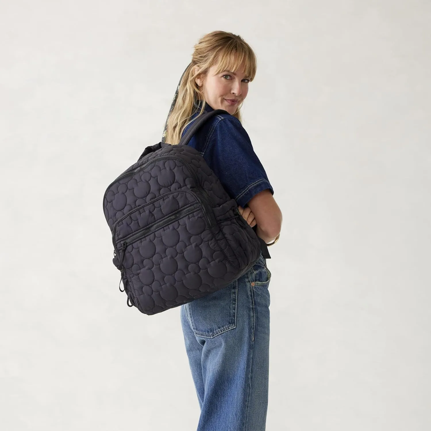 Vera Bradley Disney Featherweight Bancroft Backpack, Moonless Night
