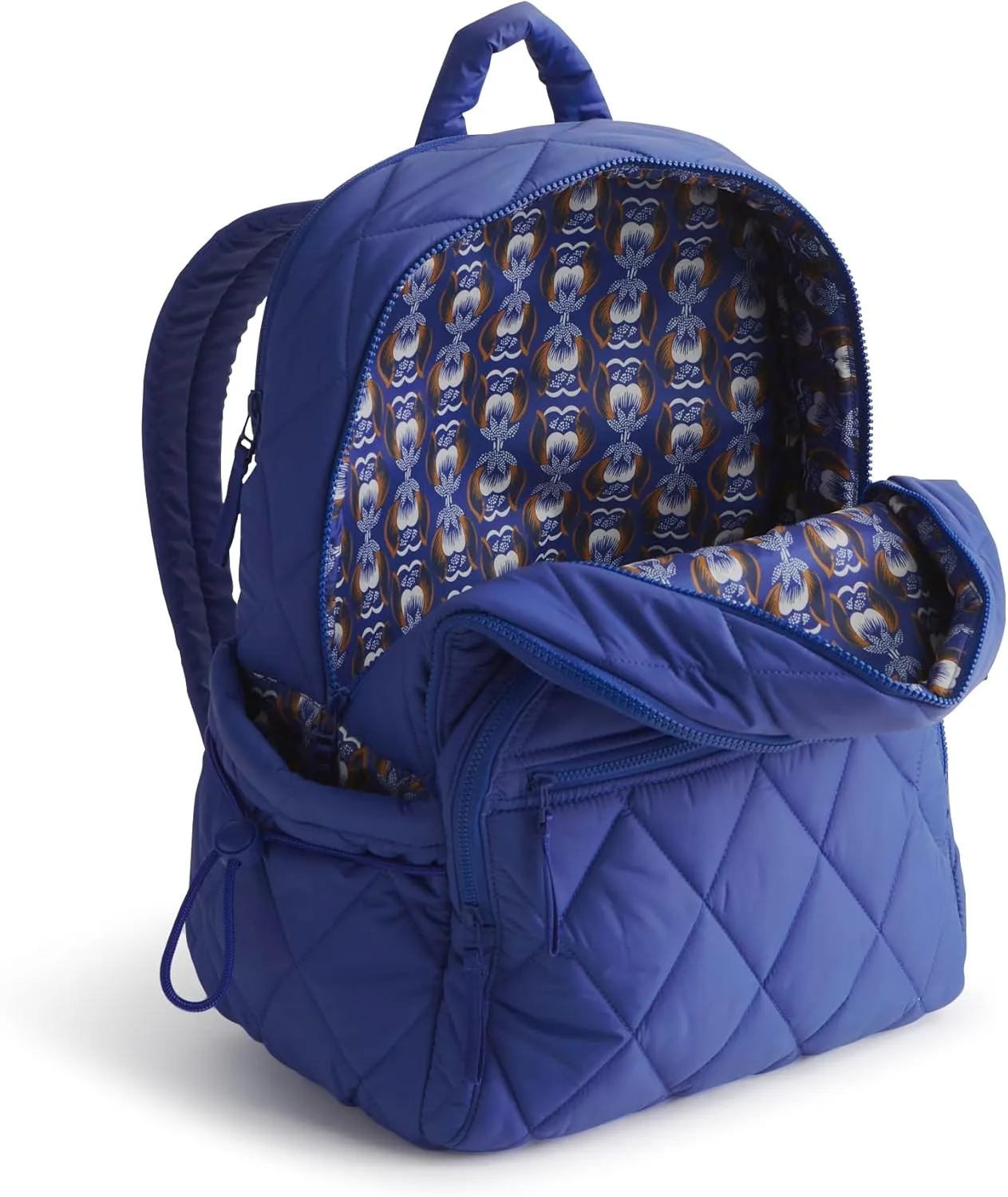 Vera Bradley Featherweight Large Bancroft Backpack, Deep Ultramarine