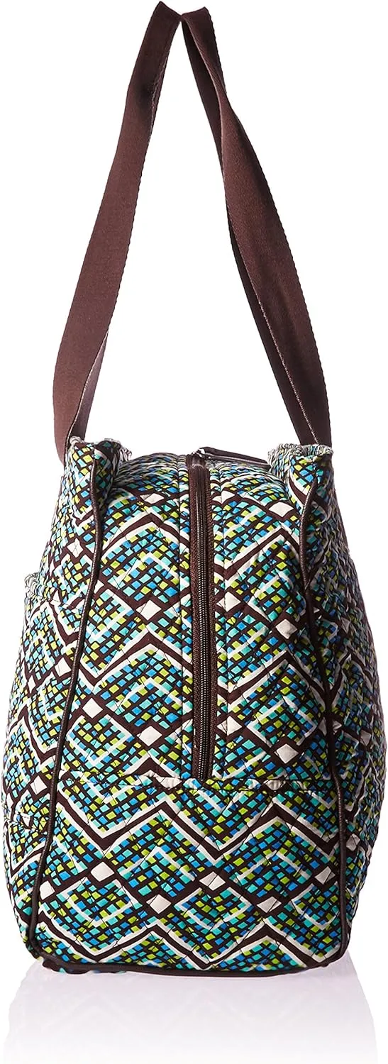 Vera Bradley Women's Cotton Triple Compartment Travel Bag