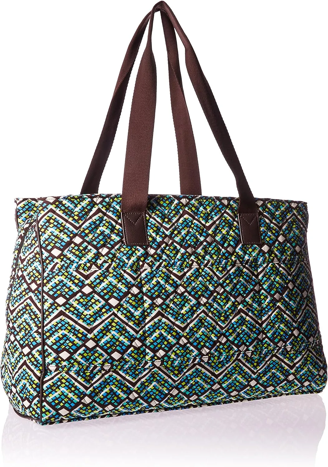 Vera Bradley Women's Cotton Triple Compartment Travel Bag