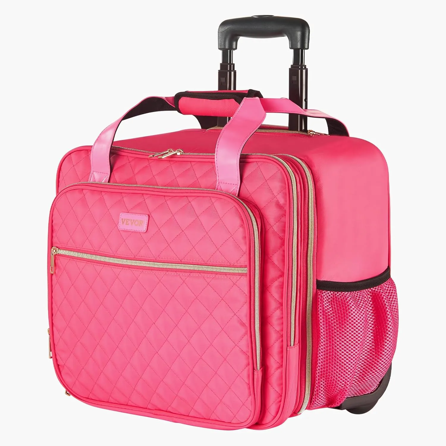 VEVOR Rolling laptop bag,Wheeled Briefcase, Roller Computer Tote Bag, Laptop Case for Work Travel Business Office, Women Men