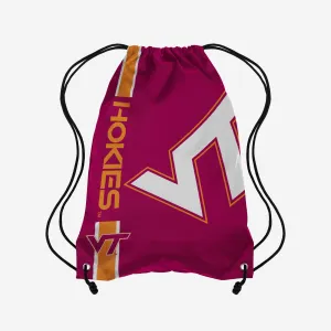 Virginia Tech Hokies Big Logo Drawstring Backpack
