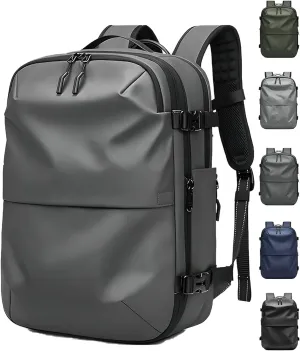Voyagevac Vacuum Backpack for Travel, Air Travel Bag 2nd Gen, Anti-Theft and Wear-Resistant, Large Capacity (Dark Gray, No air pump)