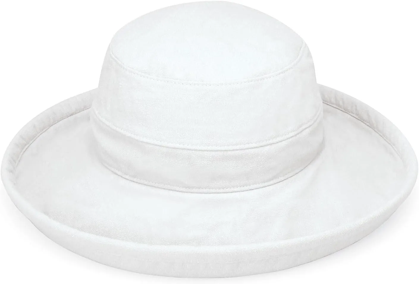 Wallaroo Hat Company Women’s Casual Traveler Sun Hat - UPF 50  Sun Protection, Wide Brim, Packable, Adjustable, Medium
