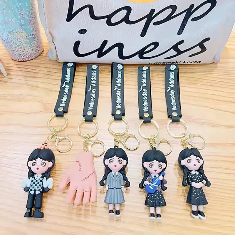 Wednesday Addams Spooky Keychain