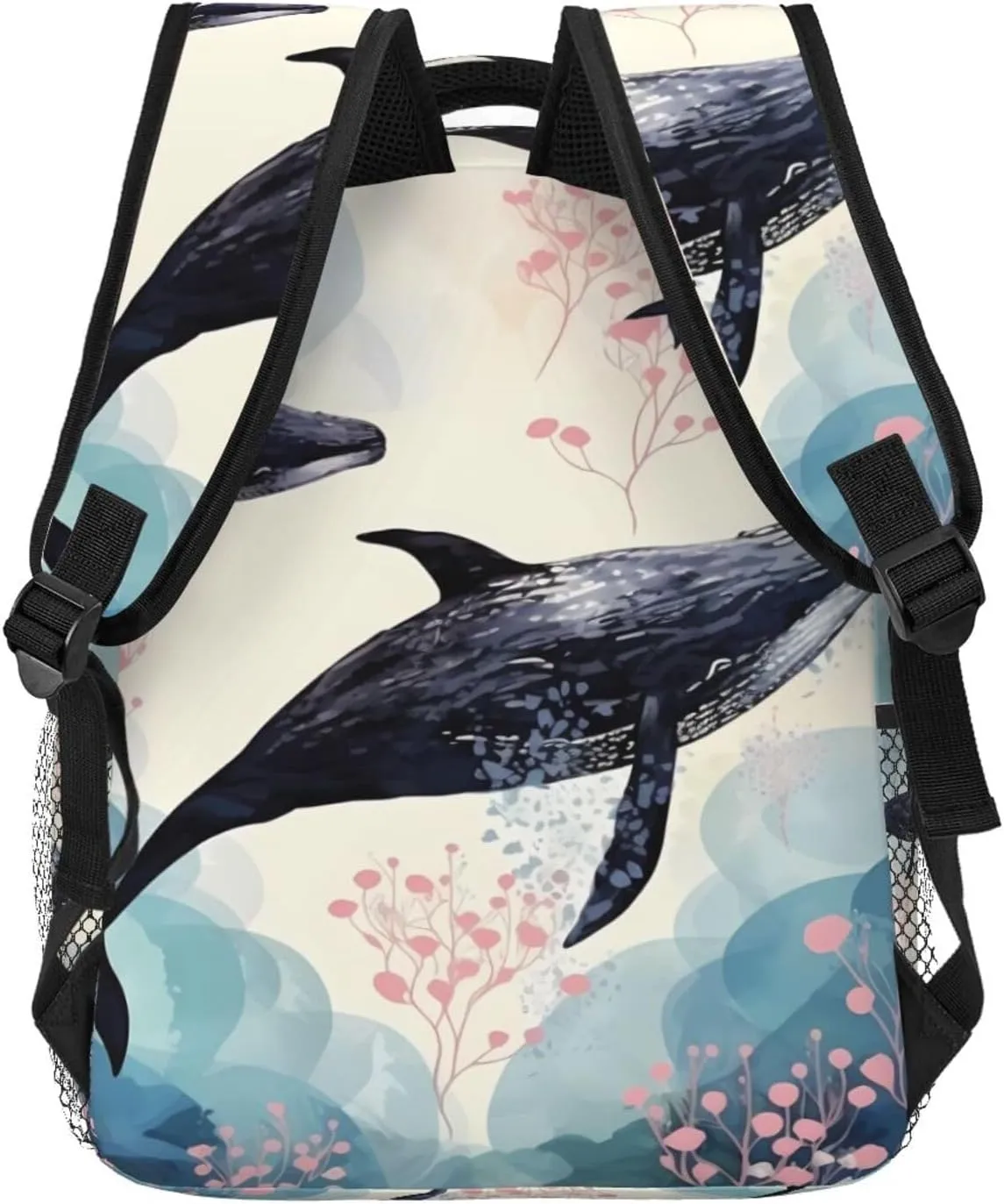 Whale1 Backpack for Men Women Casual Daypack Laptop Backpack Computer Bag Travel Laptop Bag