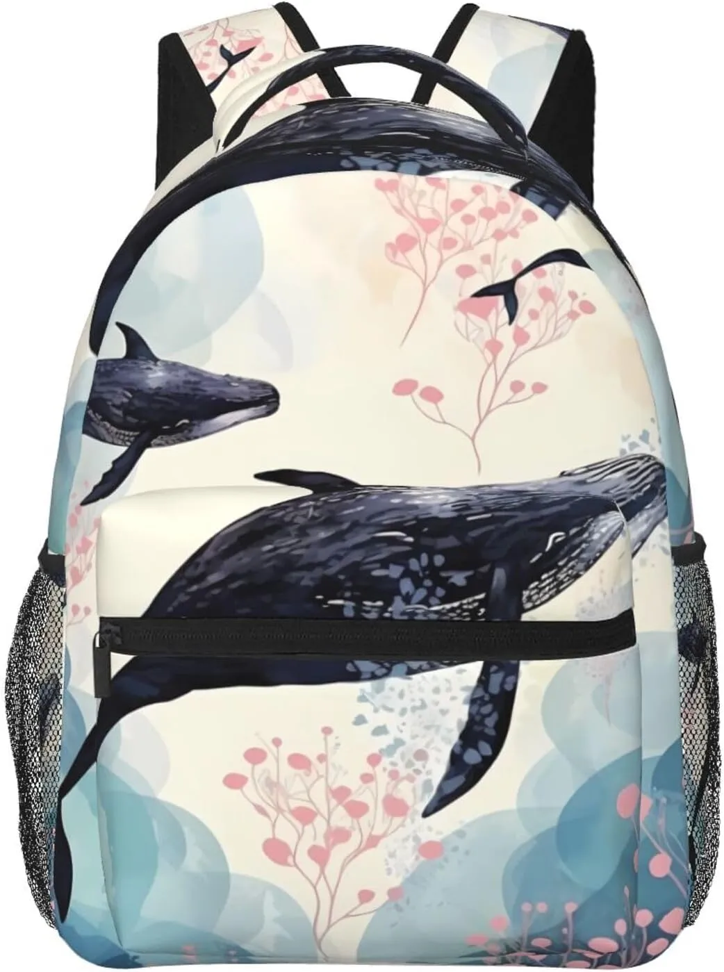 Whale1 Backpack for Men Women Casual Daypack Laptop Backpack Computer Bag Travel Laptop Bag