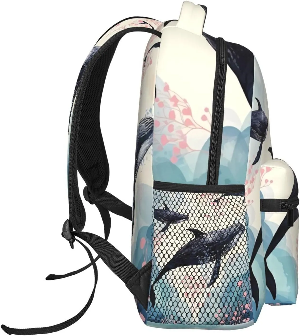 Whale1 Backpack for Men Women Casual Daypack Laptop Backpack Computer Bag Travel Laptop Bag