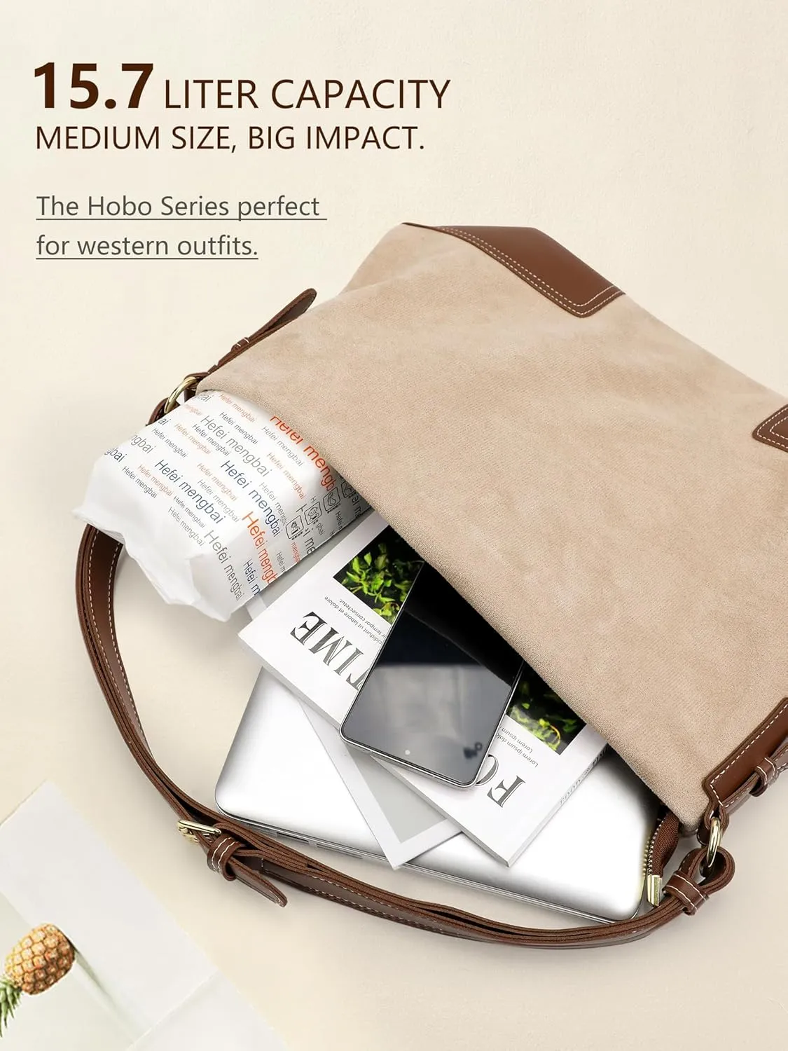 Women's Large Capacity Tote Bag - Durable Multi-Pocket, Lightweight for Work/Shopping/Travel