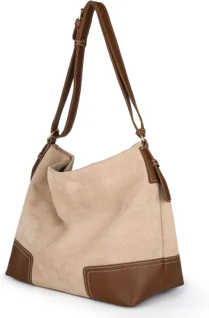 Women's Large Capacity Tote Bag - Durable Multi-Pocket, Lightweight for Work/Shopping/Travel