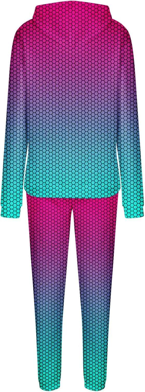 Workout Sets for Men Running Sports Hooded Sweatsuit Casual Long Sleeve Pullover Drawstring Pant 2 Piece Outfits